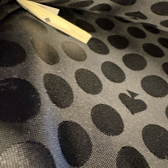 Kate Spade Black and White Polka Dot Clutch - Picture 9 of 9